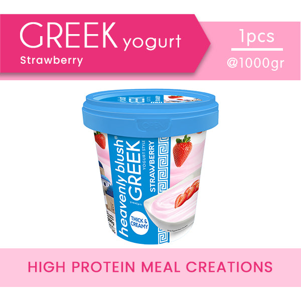Heavenly Blush Greek Yogurt Strawberry 1 Kg tinggi protein