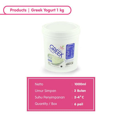 Greek Yogurt Original 1 Kg Heavenly Blush