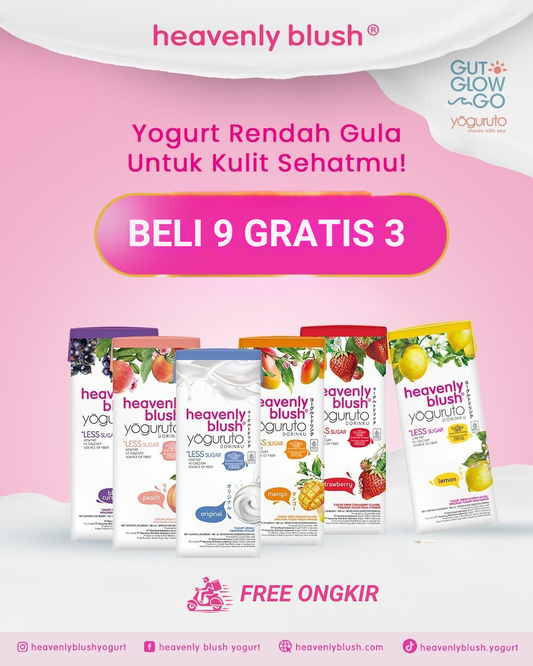 [Bundling 12pcs] Yoguruto Rendah Gula [180ml]
