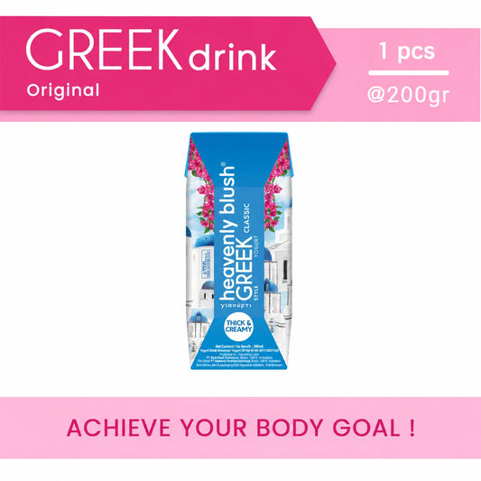 Greek Yogurt Drink Classic 200ml Heavenly Blush tinggi protein