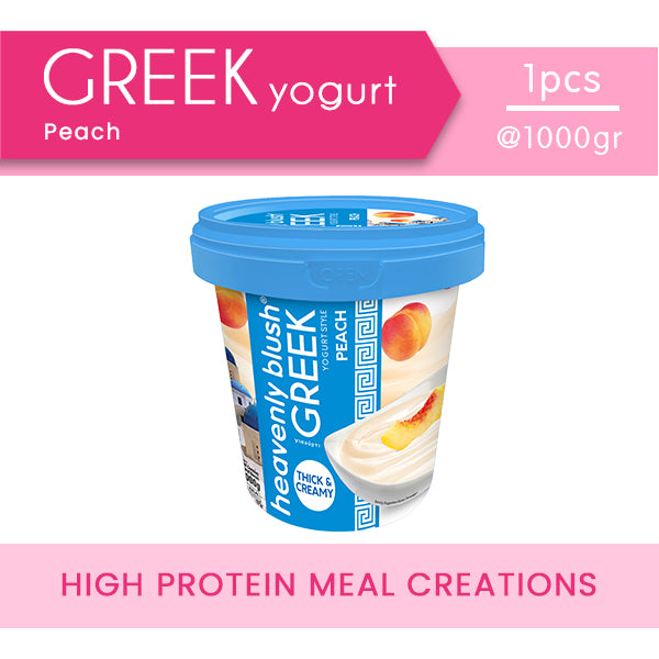 Heavenly Blush Greek Yogurt Peach 1 Kg tinggi protein