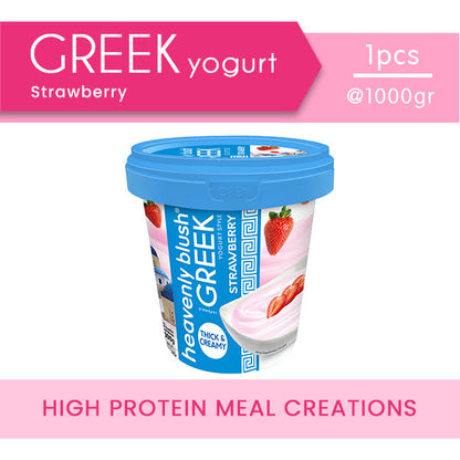 Heavenly Blush Greek Yogurt Strawberry 1 Kg tinggi protein