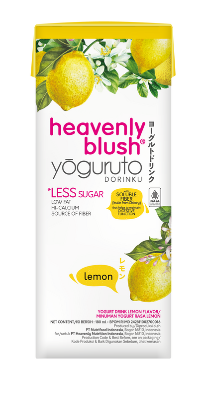 Kemasan tetra Yoguruto Drink Lemon 180ml