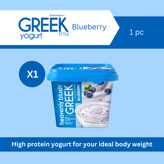 Heavenly Blush Greek Yogurt Blueberry 300gr tinggi protein