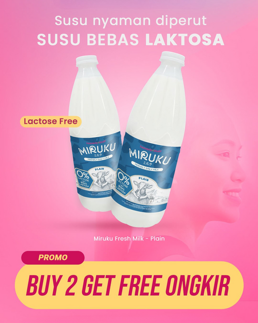 Miruku - Bebas Laktosa [1 Liter] - Promo 2 Botol