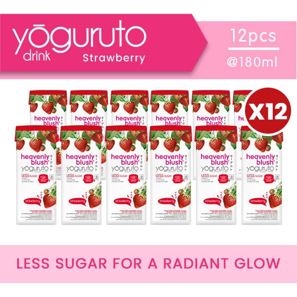 [Bundling 12pcs] Yoguruto Rendah Gula [180ml]