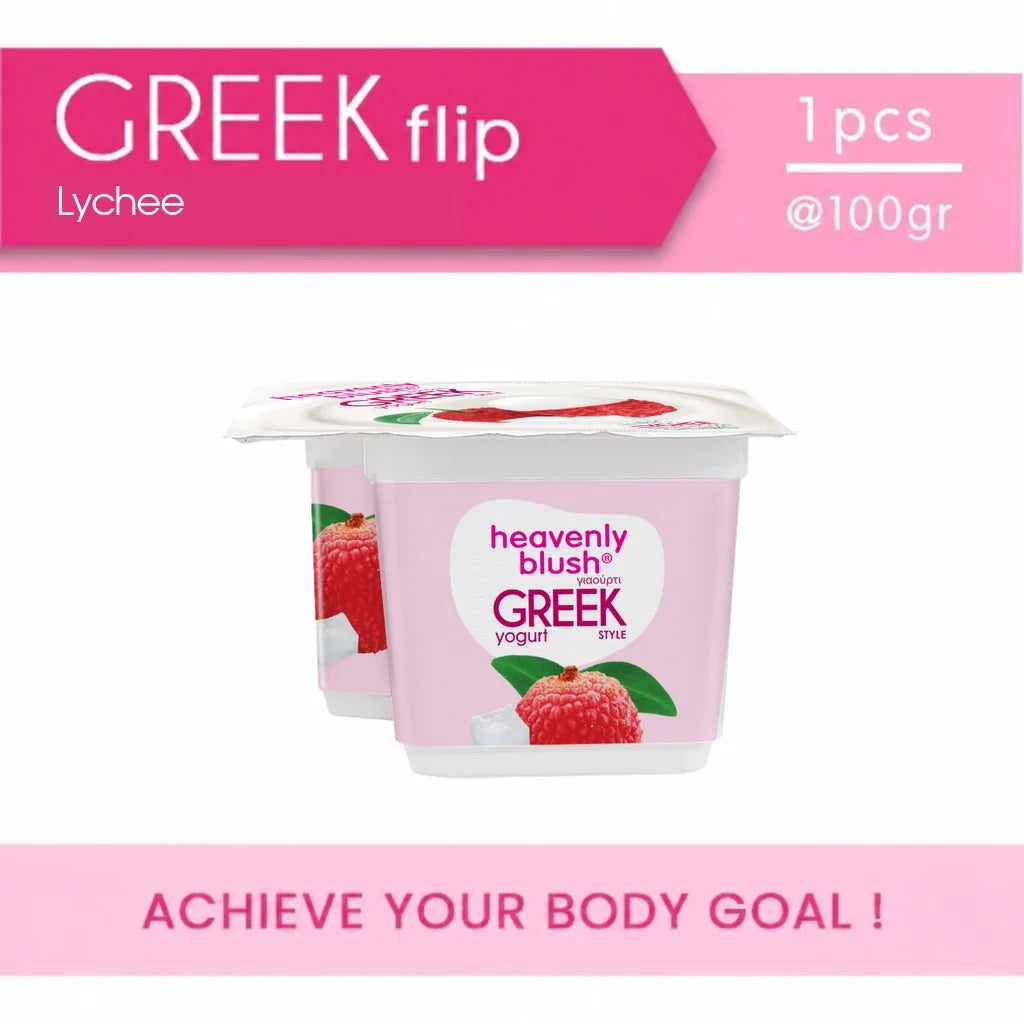 Greek Yogurt Lychee Nata De Coco 100gr Heavenly Blush