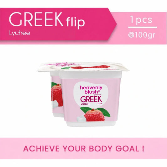 Greek Yogurt Lychee Nata De Coco 100gr Heavenly Blush